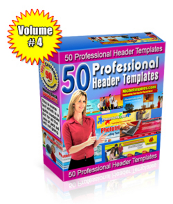 Product picture Pro Header Templates PLR Vol 4.zip