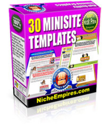 Product picture 30 Minisites Templates PLR.zip